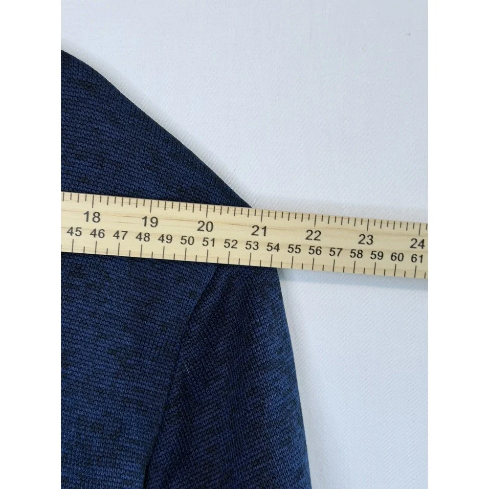 Coofandy Men's Size Large Blue Button Up Sweater/Sweatshirt